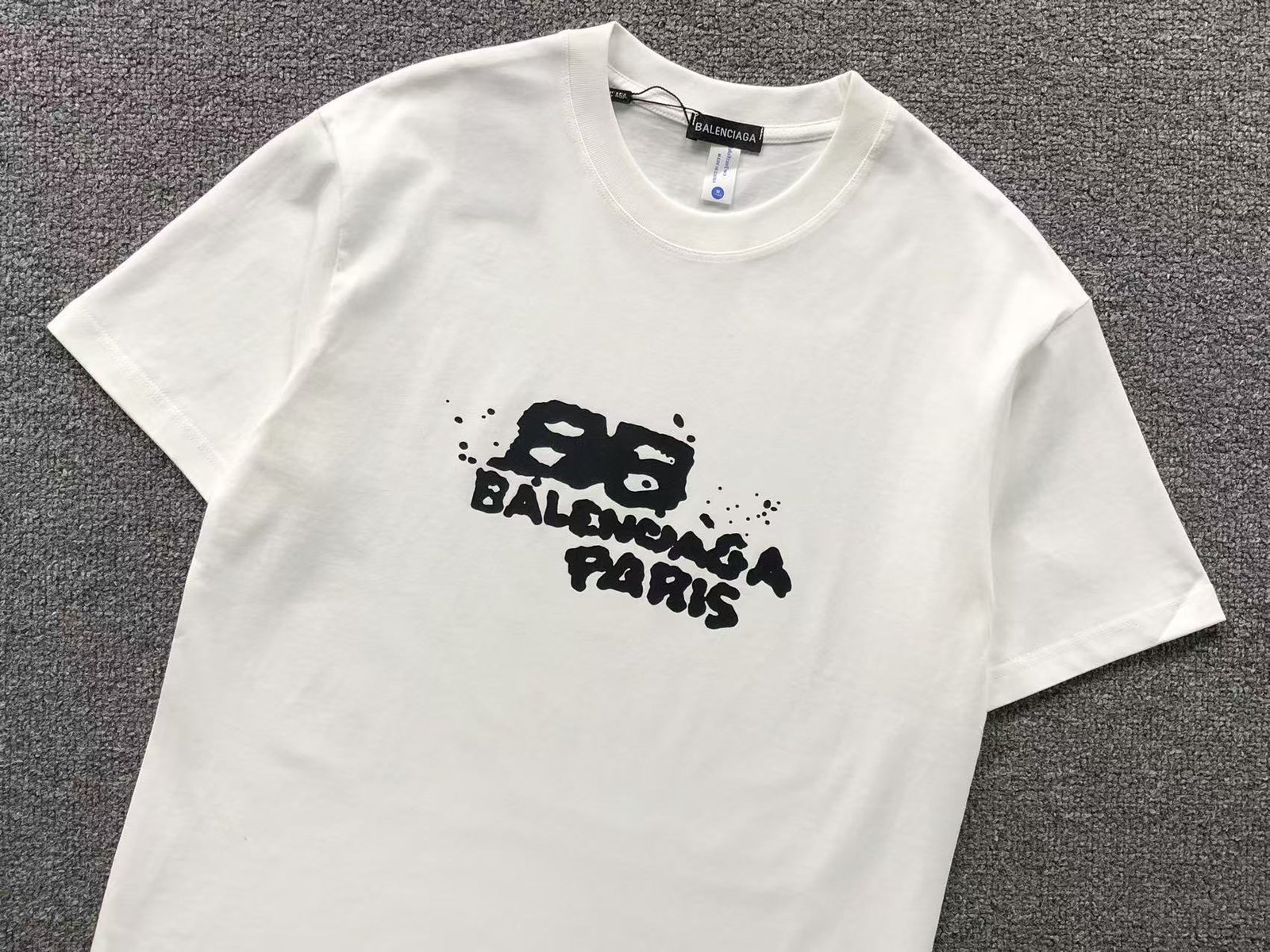 Balenciaga Logo Tshirt White - Image 2