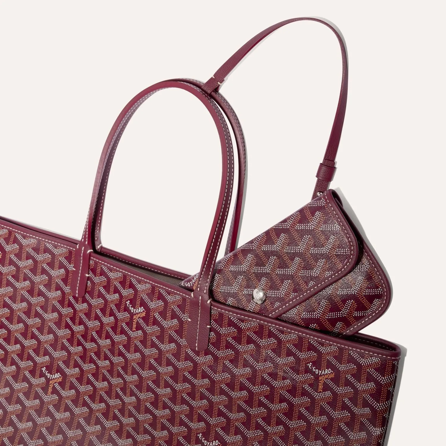 Goyard Artois PM Bag Burgundy - Image 2