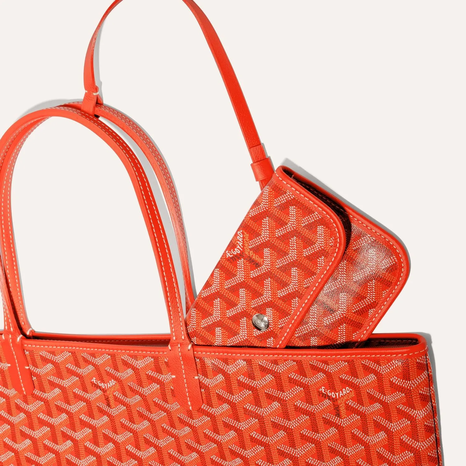 Goyard Artois PM Bag Orange - Image 3