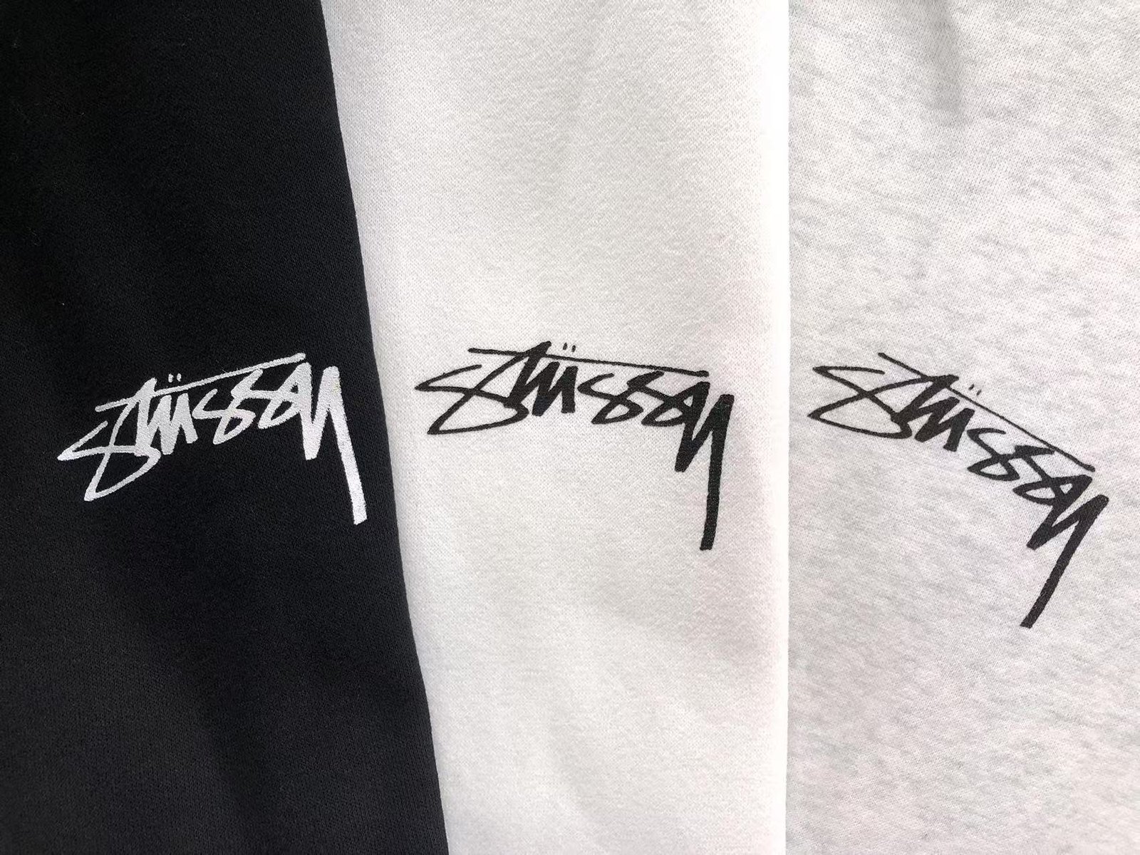 Stussy Fuzzy Dice Hoodie White Pink - Image 4
