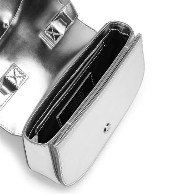 Diesel 1DR Shoulder Bag Silver - Image 4