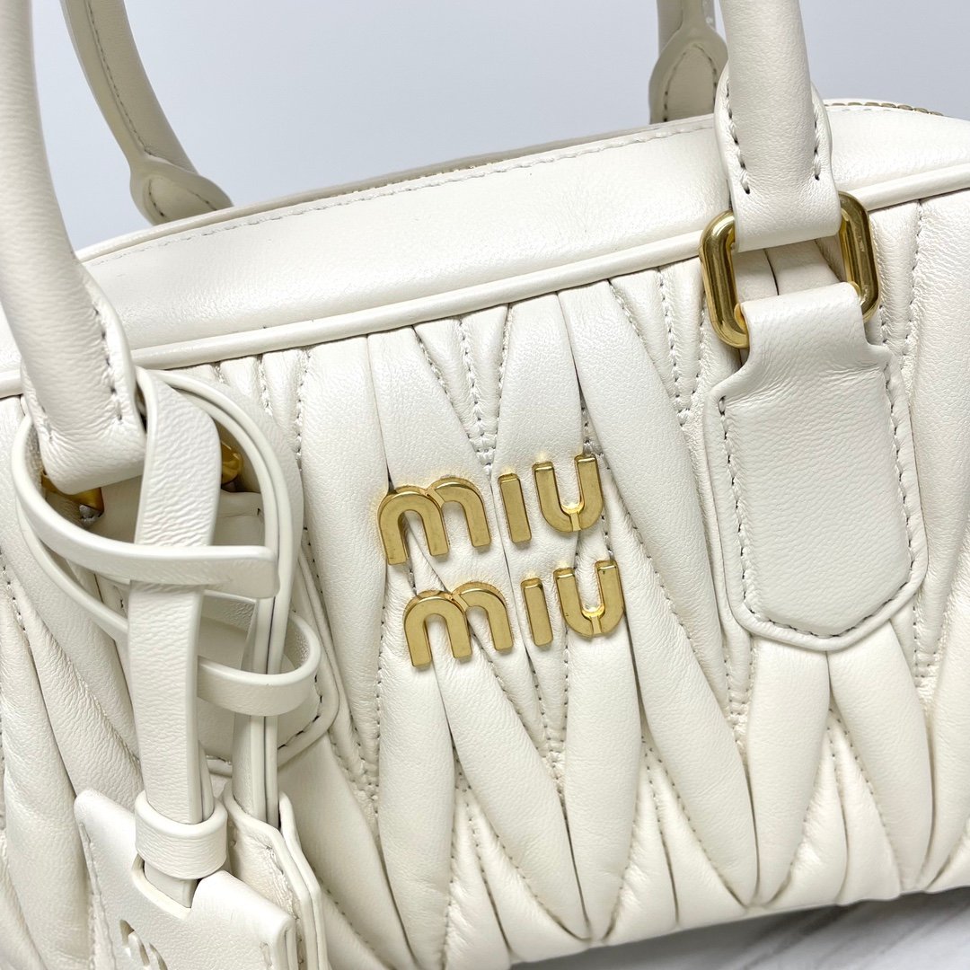 Miu Miu Arcadie Bag White - Image 4