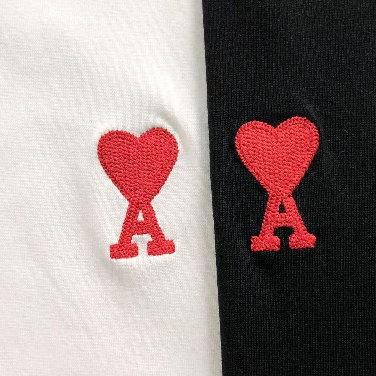 Ami Heart Logo Tshirt White - Image 4