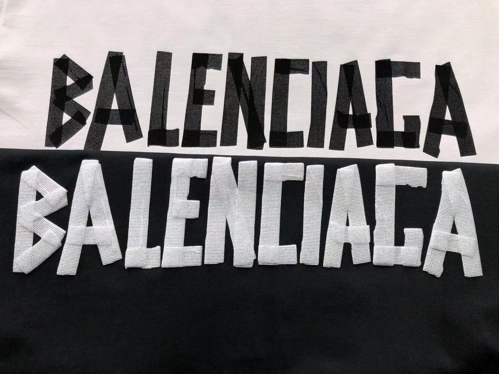 Balenciaga Tape Type Tshirt White - Image 4