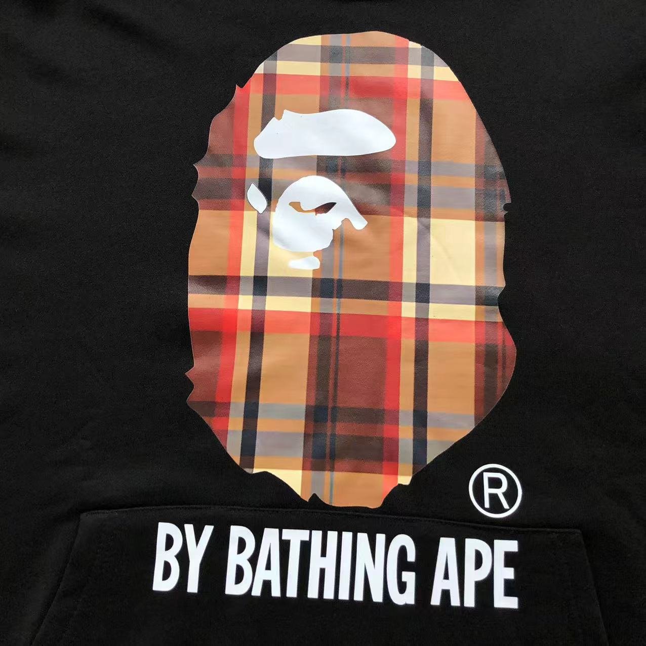Bape Big Head Ape Black Hoodie - Image 4