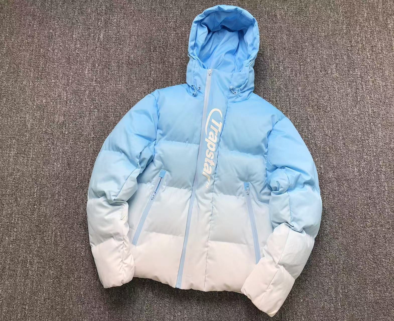 Trapstar Puffer Jacket Blue Gradient - Image 4