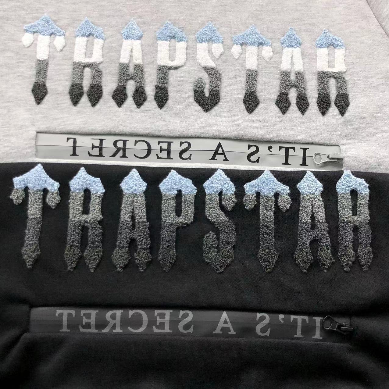 Trapstar Gradient Logo Tracksuit Grey - Image 4