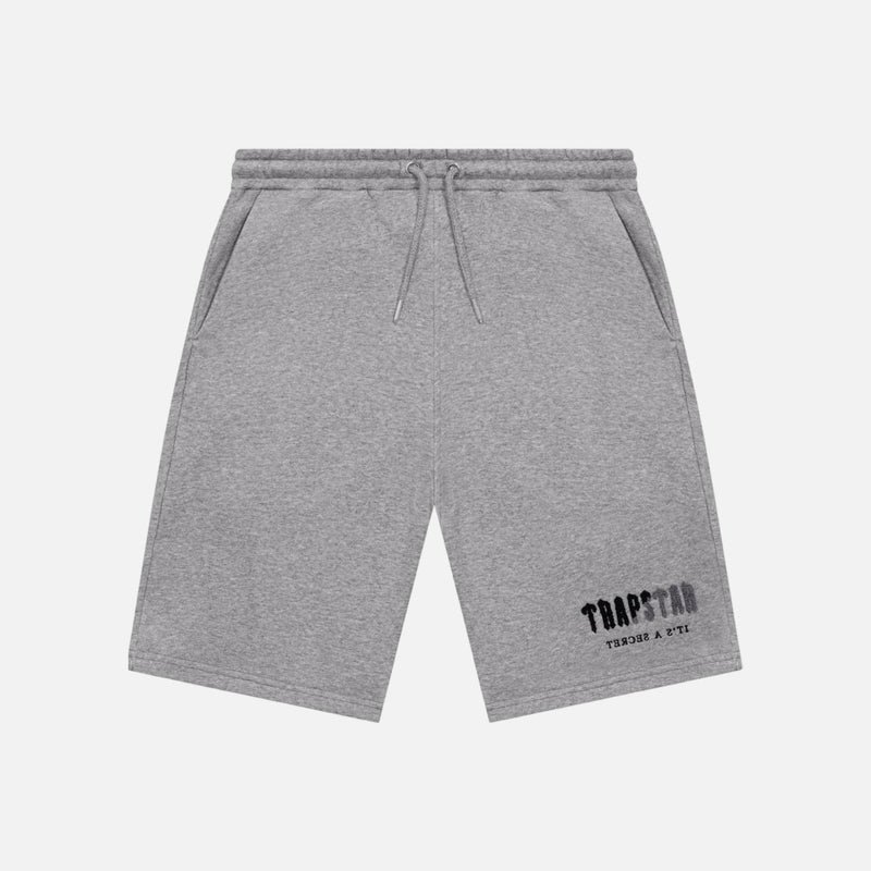 Trapstar Chenille Decoded Short Set - White Grey - Image 4