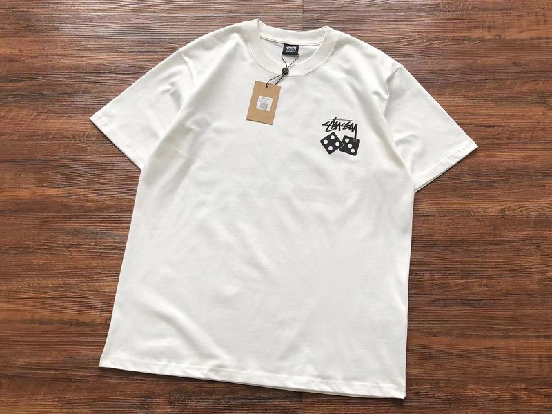Stussy Dice Tshirt White - Image 4