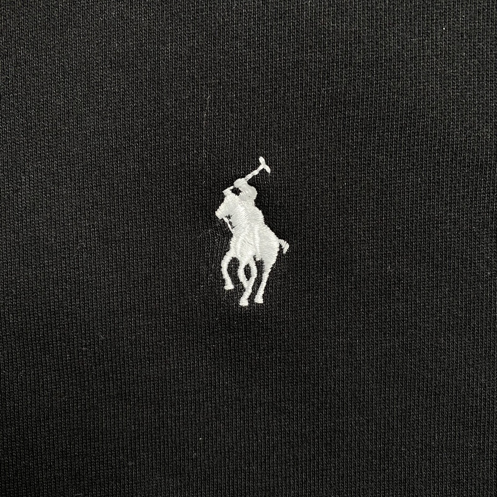 Ralph Lauren Zip Up Black White Logo - Image 4