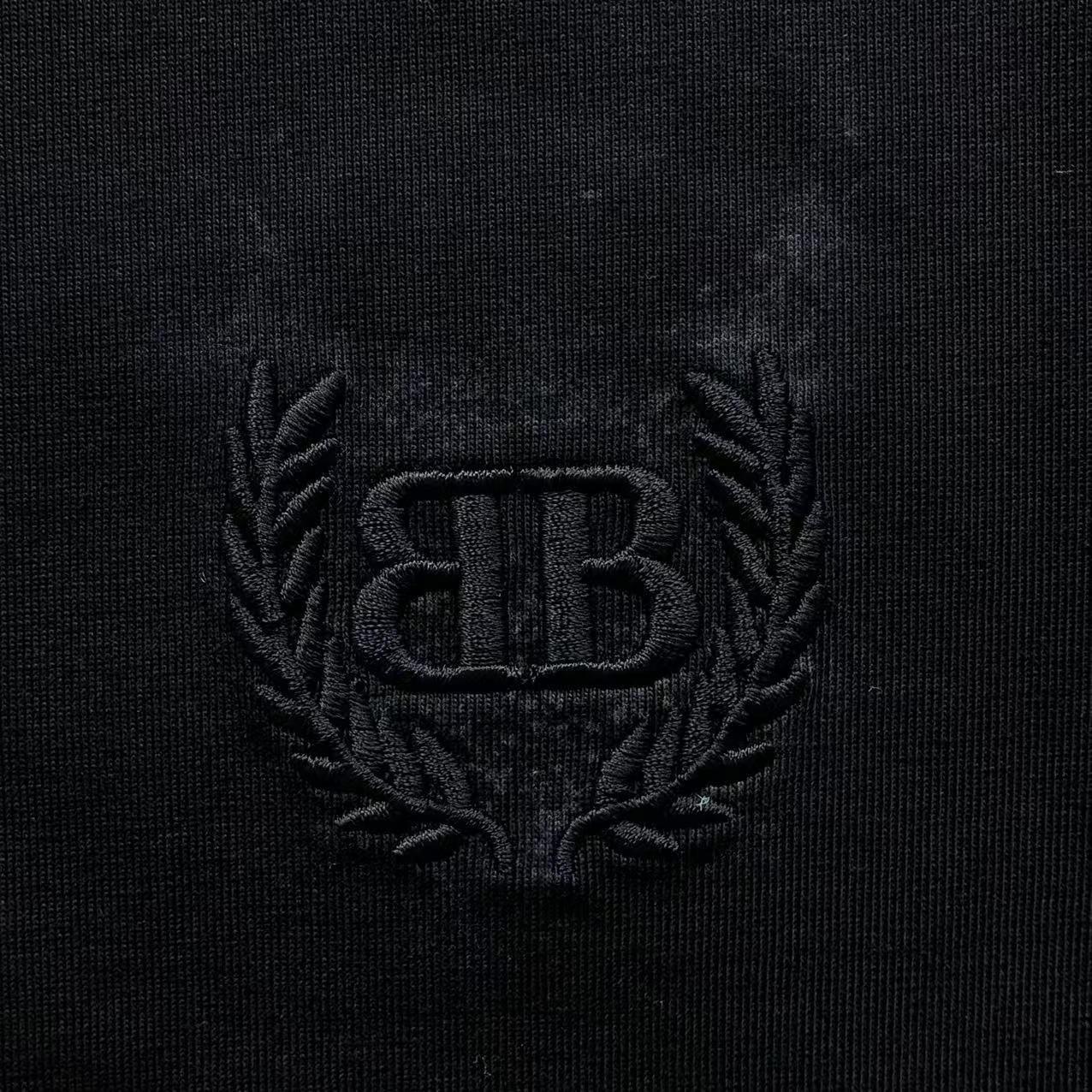 Balenciaga Logo Tshirt Black - Image 4