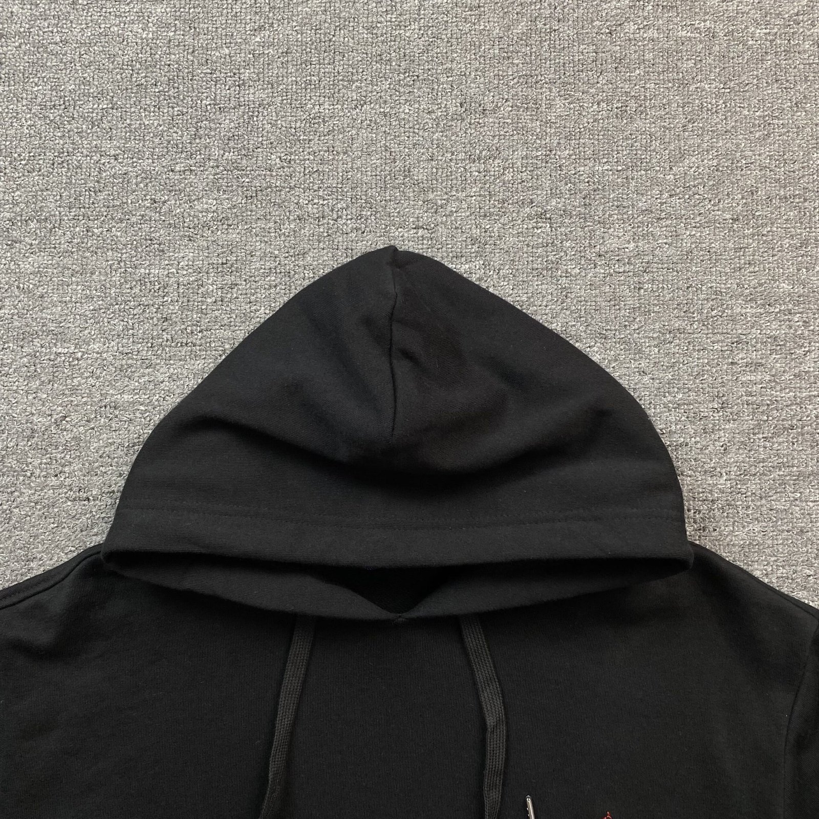 Ralph Lauren Hoodie Black Red Logo - Image 4