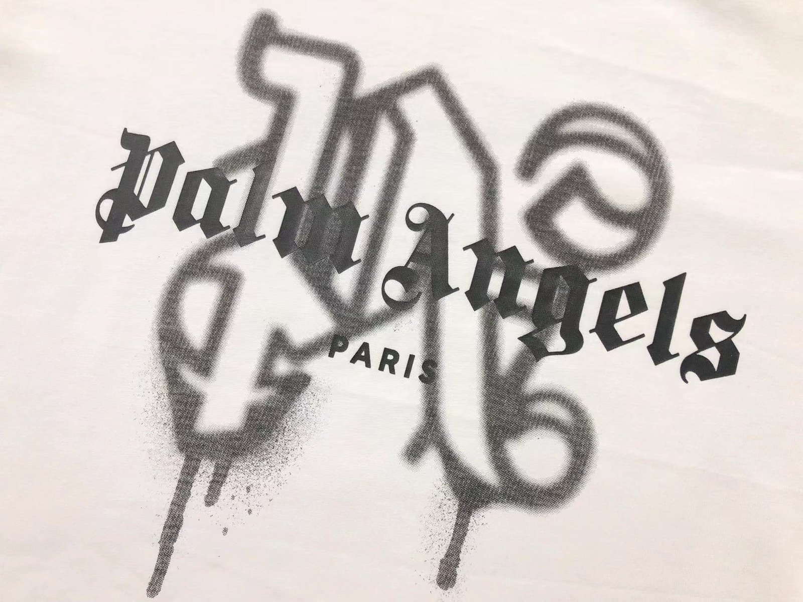 Palm Angels Los Angeles Tshirt White Black - Image 4