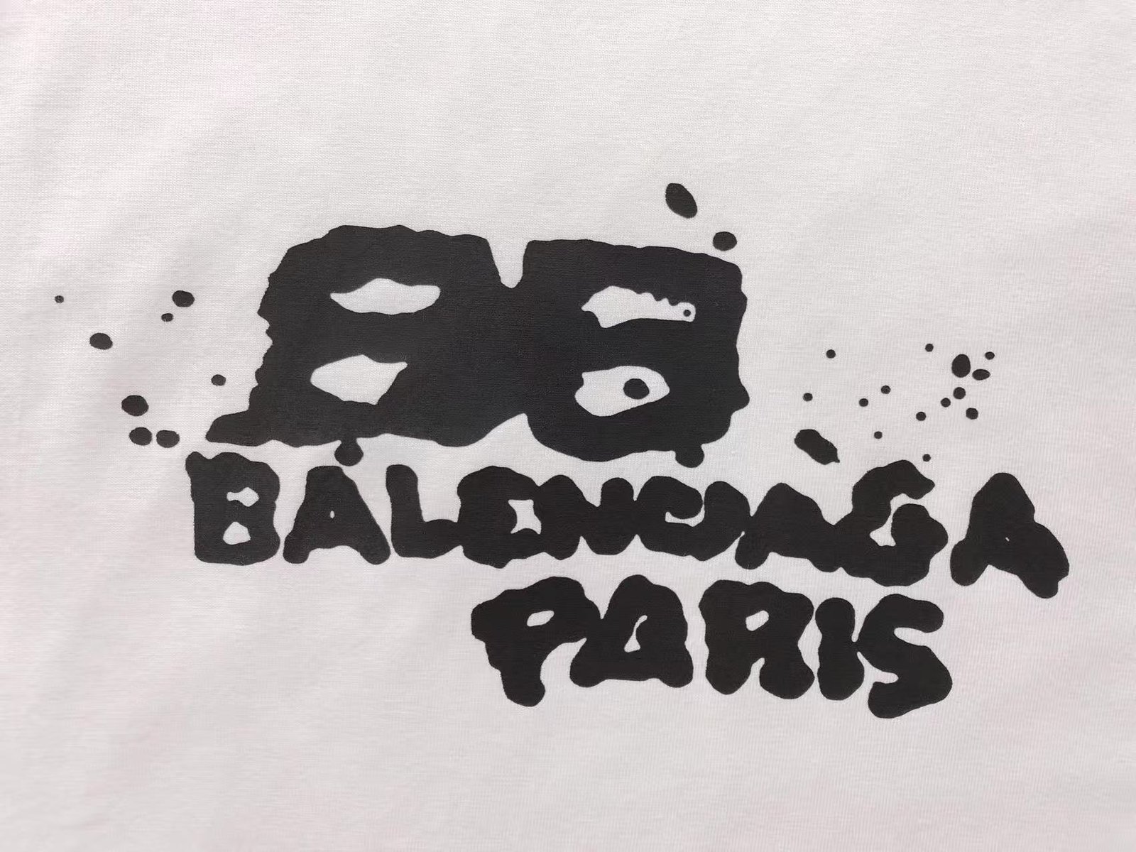 Balenciaga Logo Tshirt White - Image 3