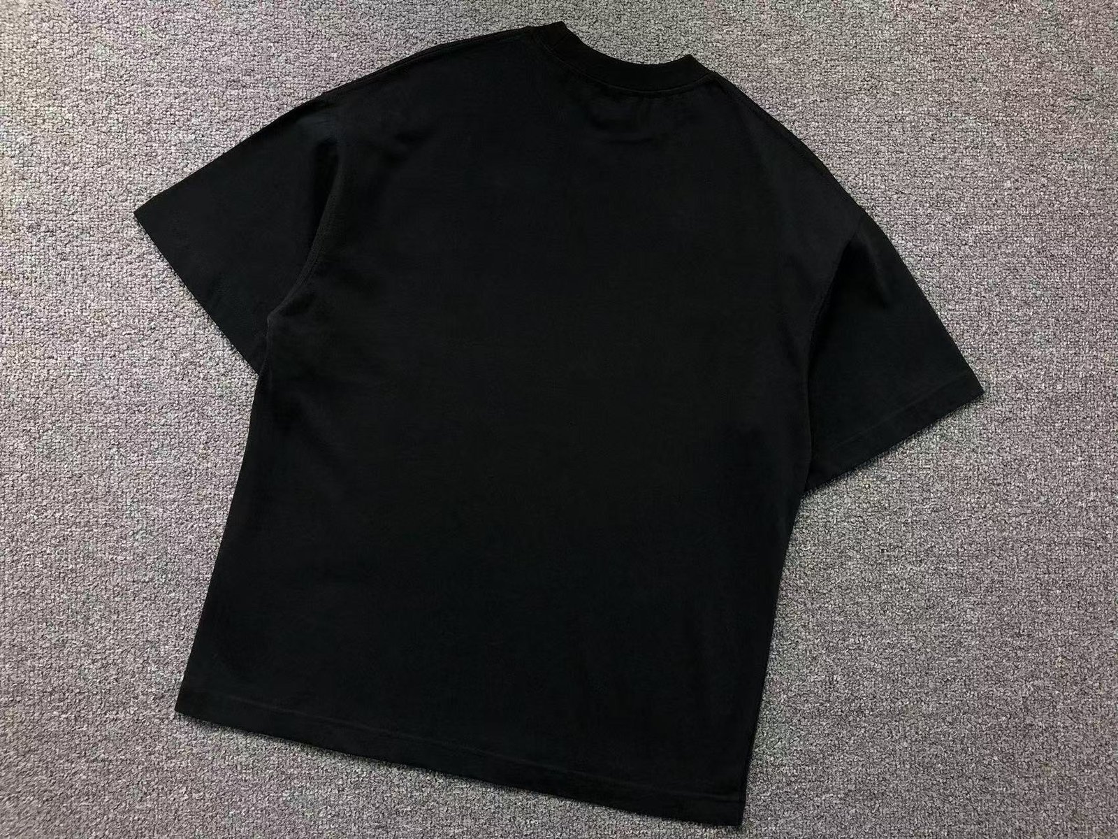 Balenciaga Pixel Logo Tshirt Black - Image 4