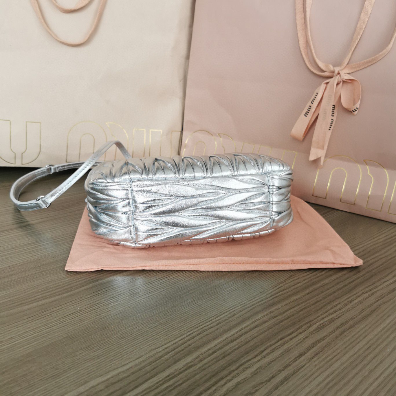 Miu Miu Bag Silver - Image 4