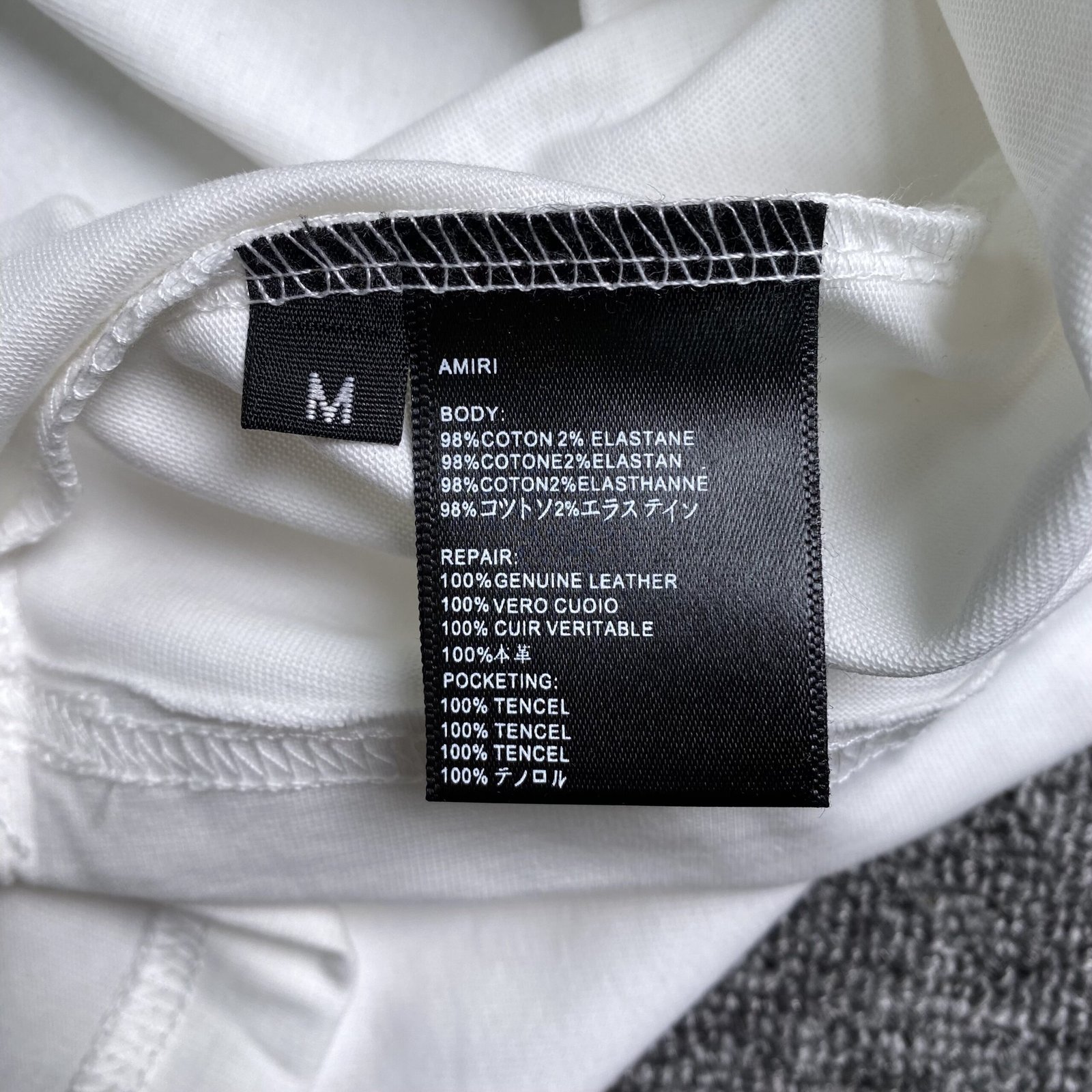 Amiri Lettering Tshirt White - Image 4