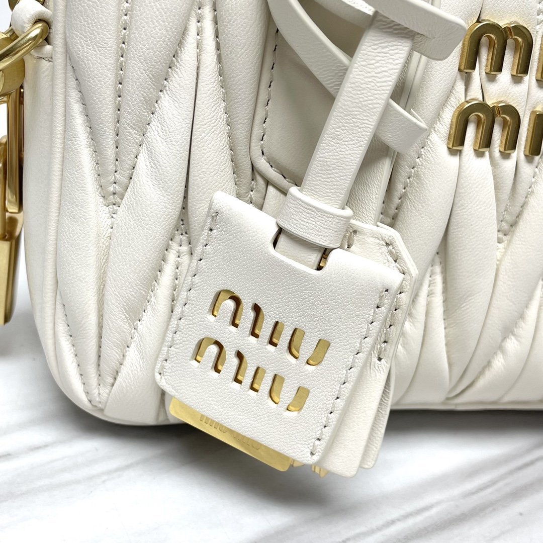 Miu Miu Arcadie Bag White - Image 5