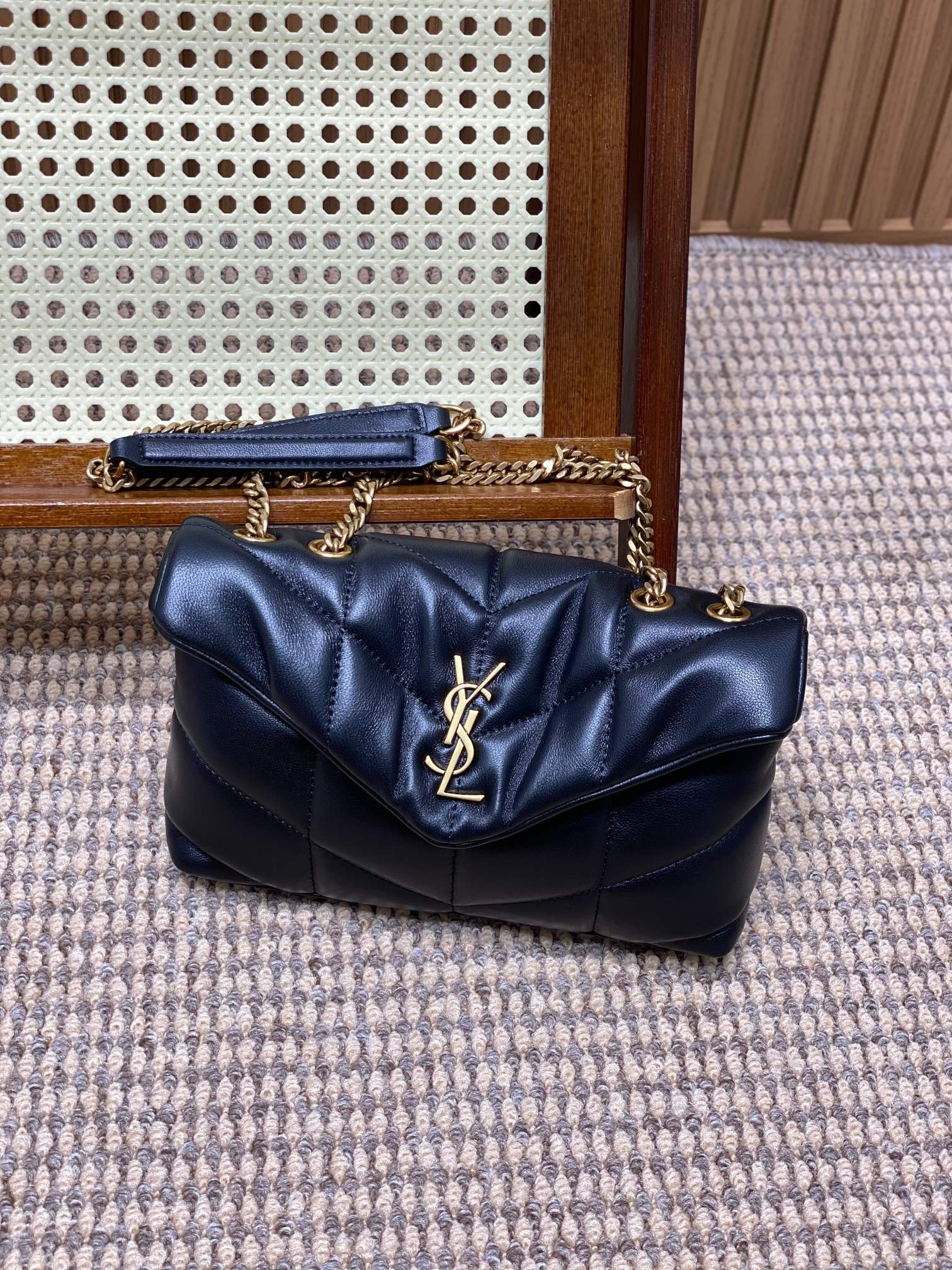 Yves Saint Laurent Puffer Small Bag Black - Image 5