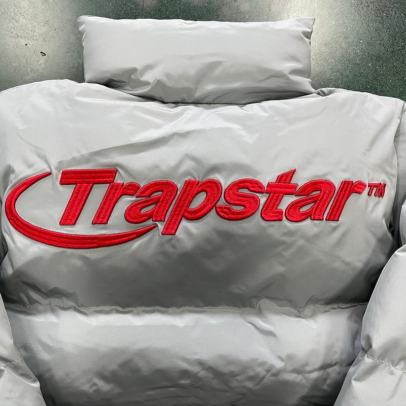 Trapstar Hyperdrive Jacket Grey Red - Image 5