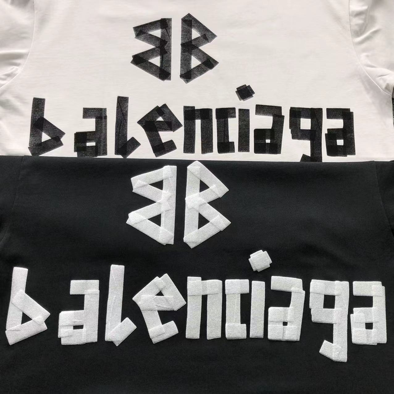 Balenciaga Tape Type Tshirt White - Image 5