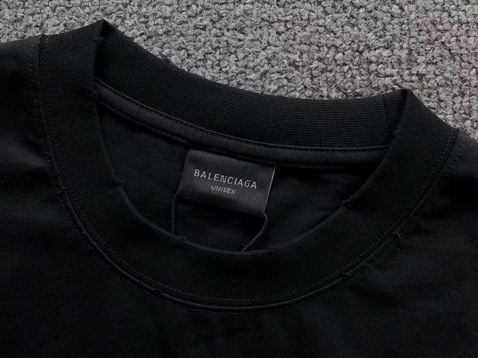 Balenciaga Logo Tshirt Black - Image 5