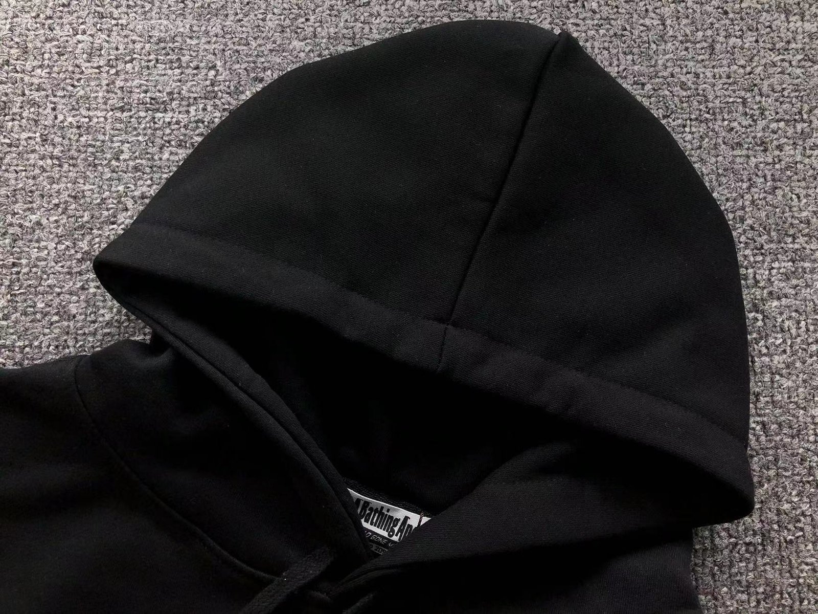 Bape Big Head Ape Black Hoodie - Image 5