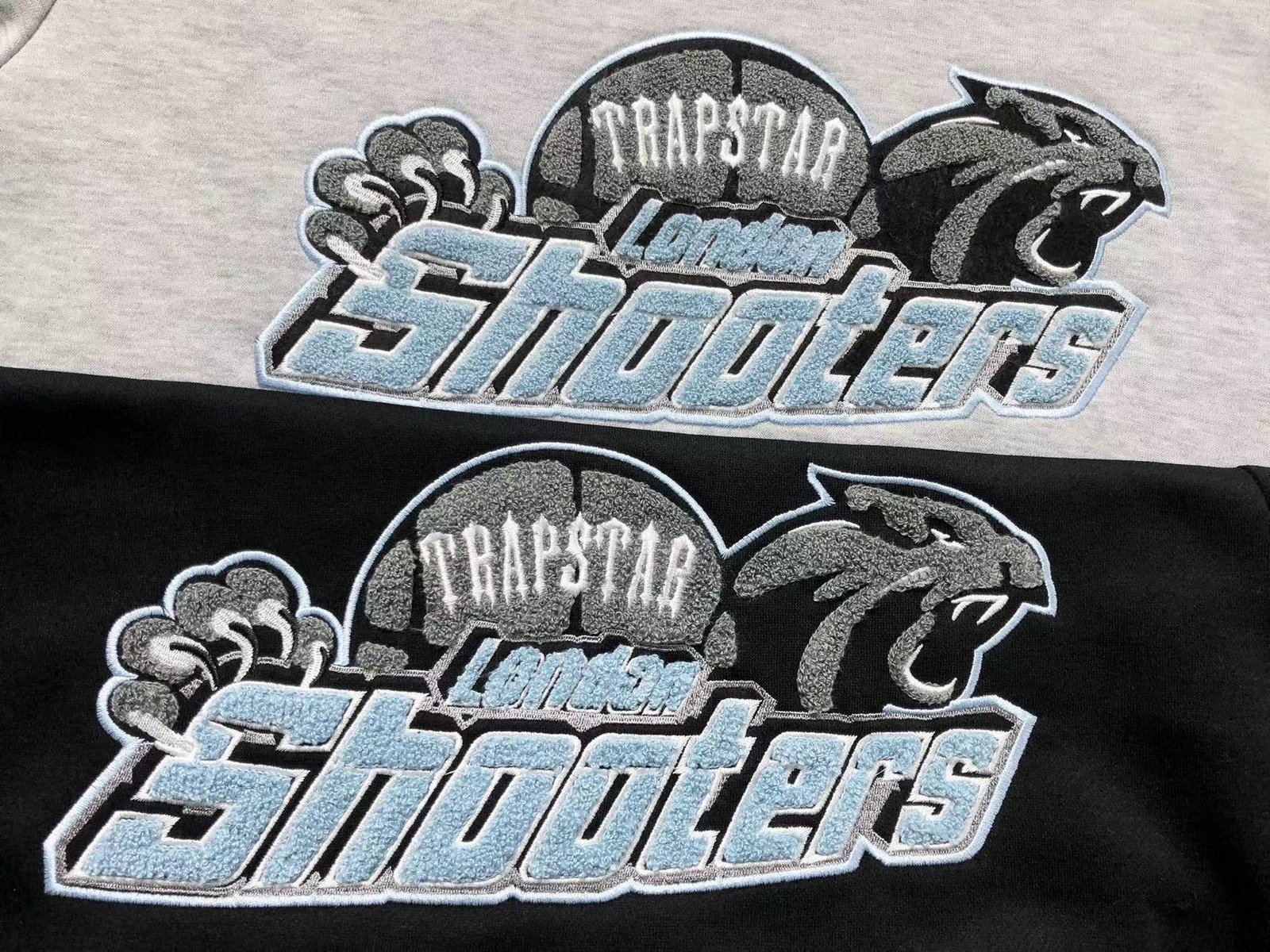 Trapstar Shooters Tracksuit Grey Ice Blue - Image 5