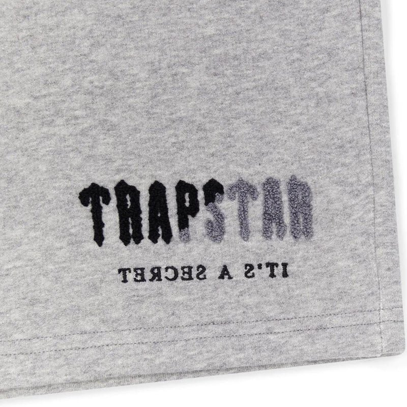 Trapstar Chenille Decoded Short Set - White Grey - Image 5