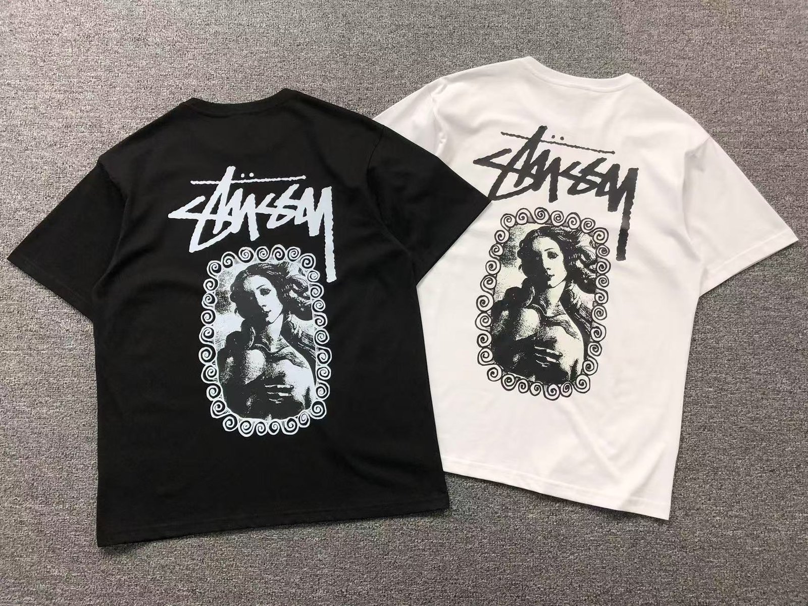 Stussy Venus Graphic Tshirt Black - Image 5