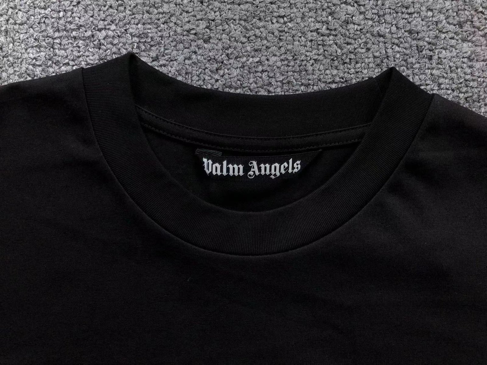 Palm Angels Logo Tshirt Black - Image 5
