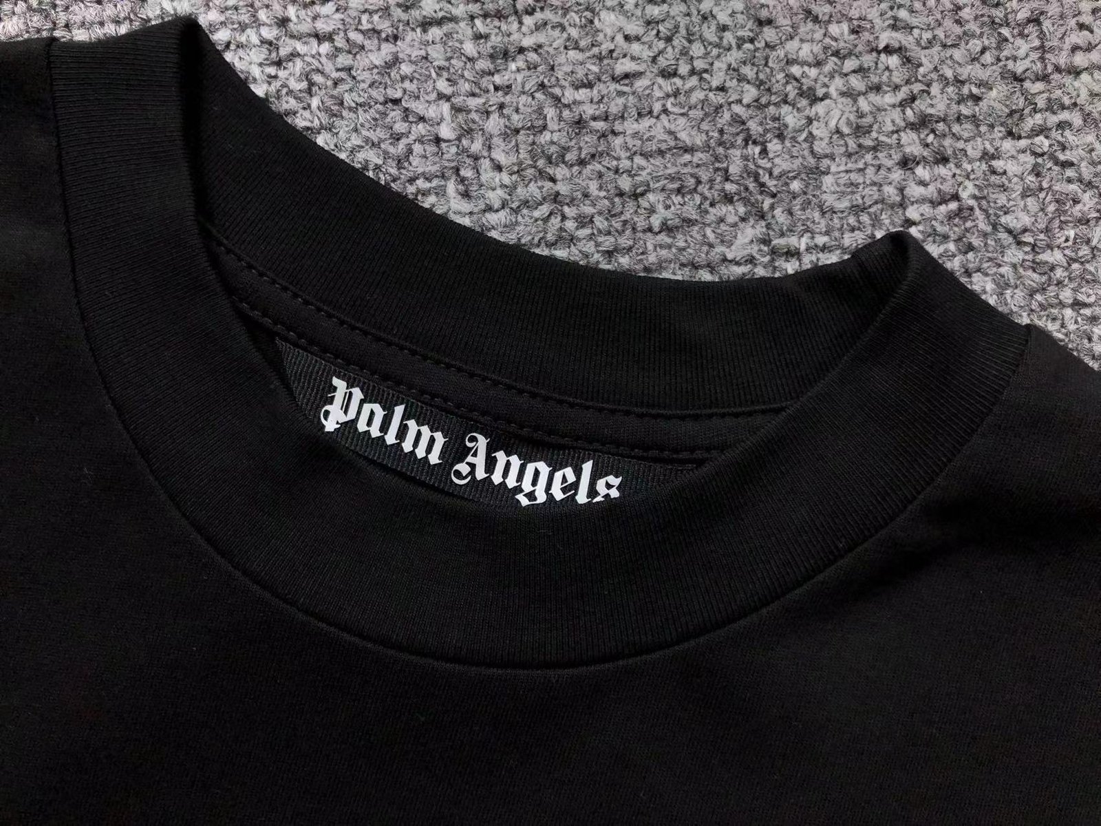 Palm Angels Teddy Tshirt Black - Image 6