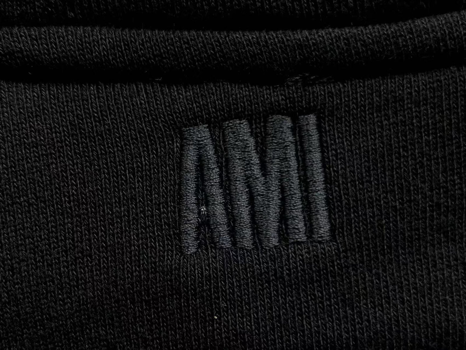 Ami Big Black Heart Zip Up Hoodie White - Image 6