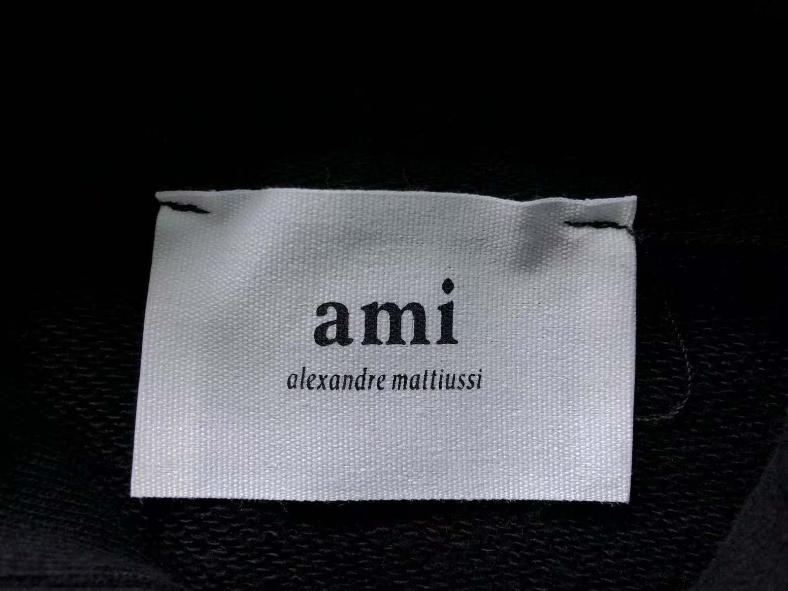 Ami Big Black Heart Hoodie White - Image 7