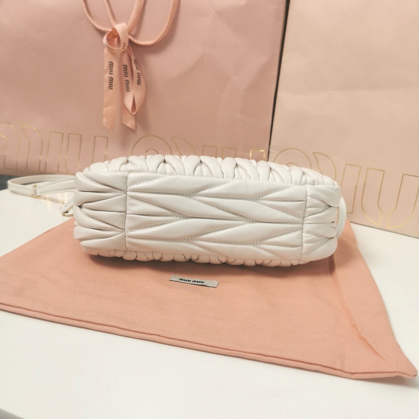 Miu Miu Bag White - Image 7