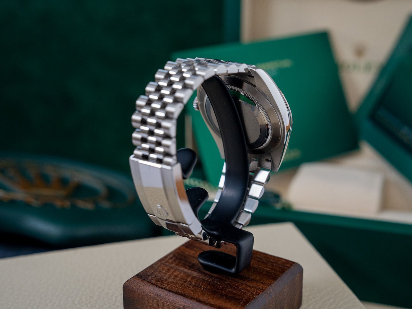 Rolex Date Just Black Index Dial Watch - Image 7