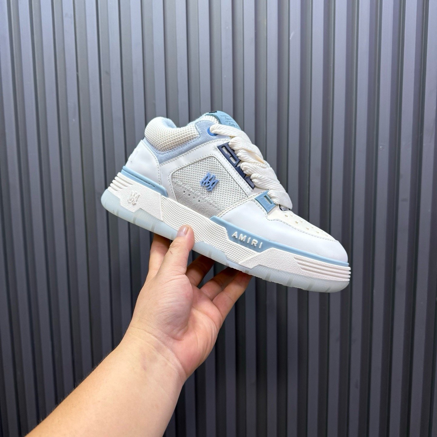 Amiri MA-1 White Blue - Image 8