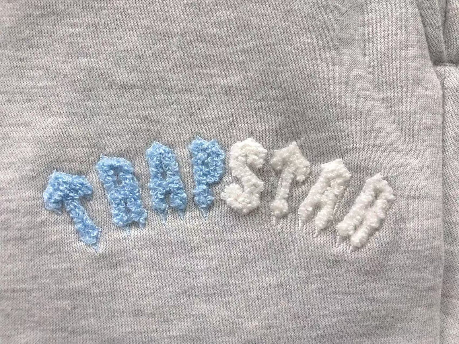 Trapstar Irongate Chenille Arch Tracksuit Grey Ice Blue - Image 9