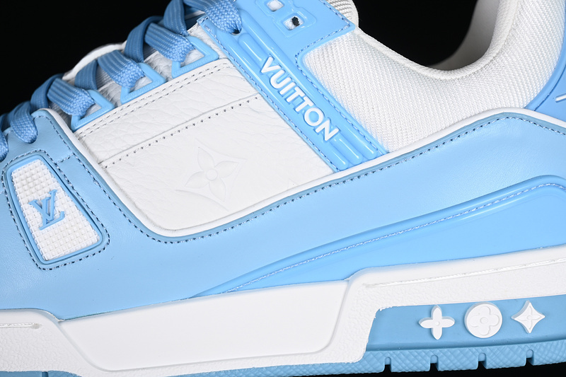 Louis Vuitton Blue Trainers - Image 6