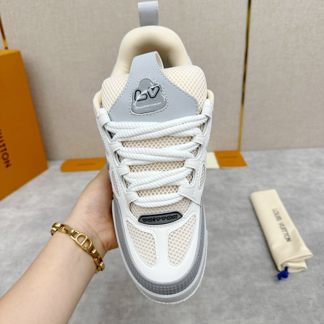 Louis Vuitton Light Grey Skate - Image 5