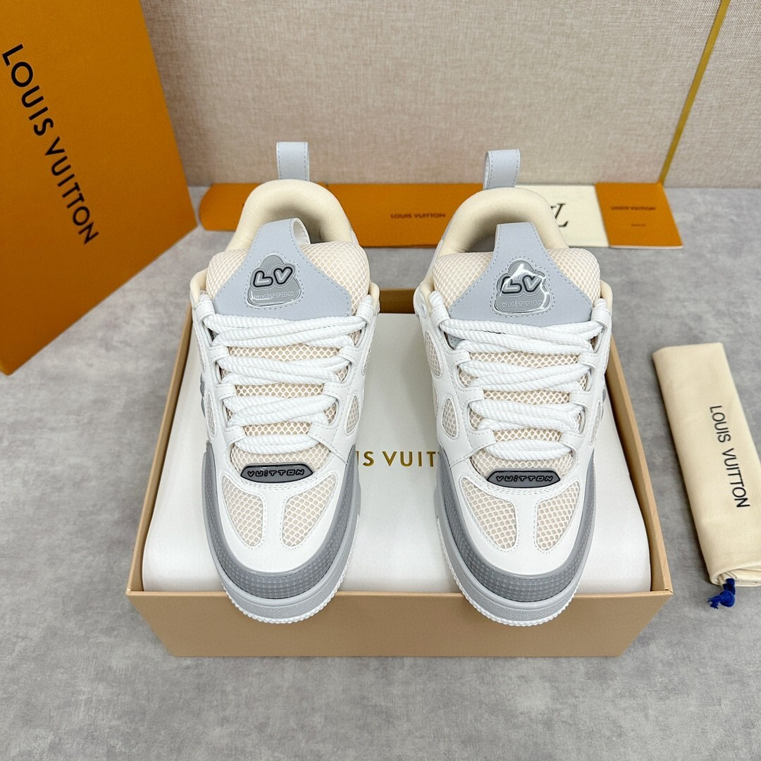Louis Vuitton Light Grey Skate - Image 3