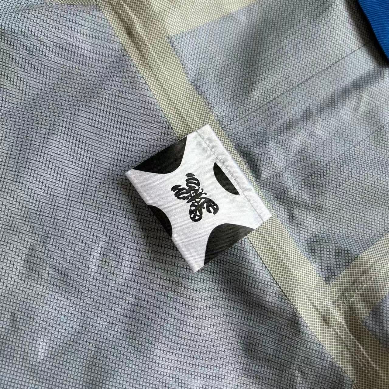 Mertra Monogram Shell Jacket Blue - Image 10