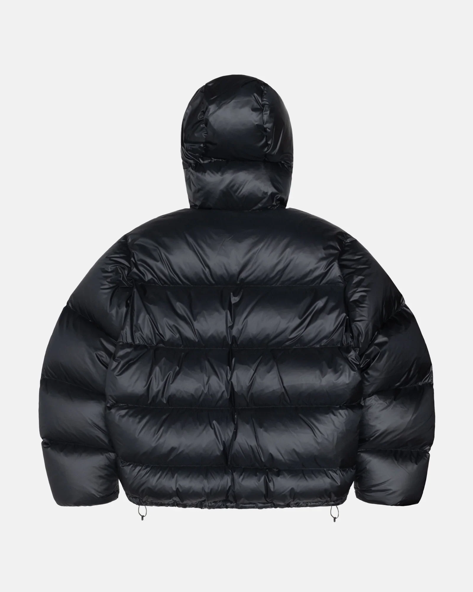 Stussy Ripstop Down Parka Black Grey Jacket - Image 2