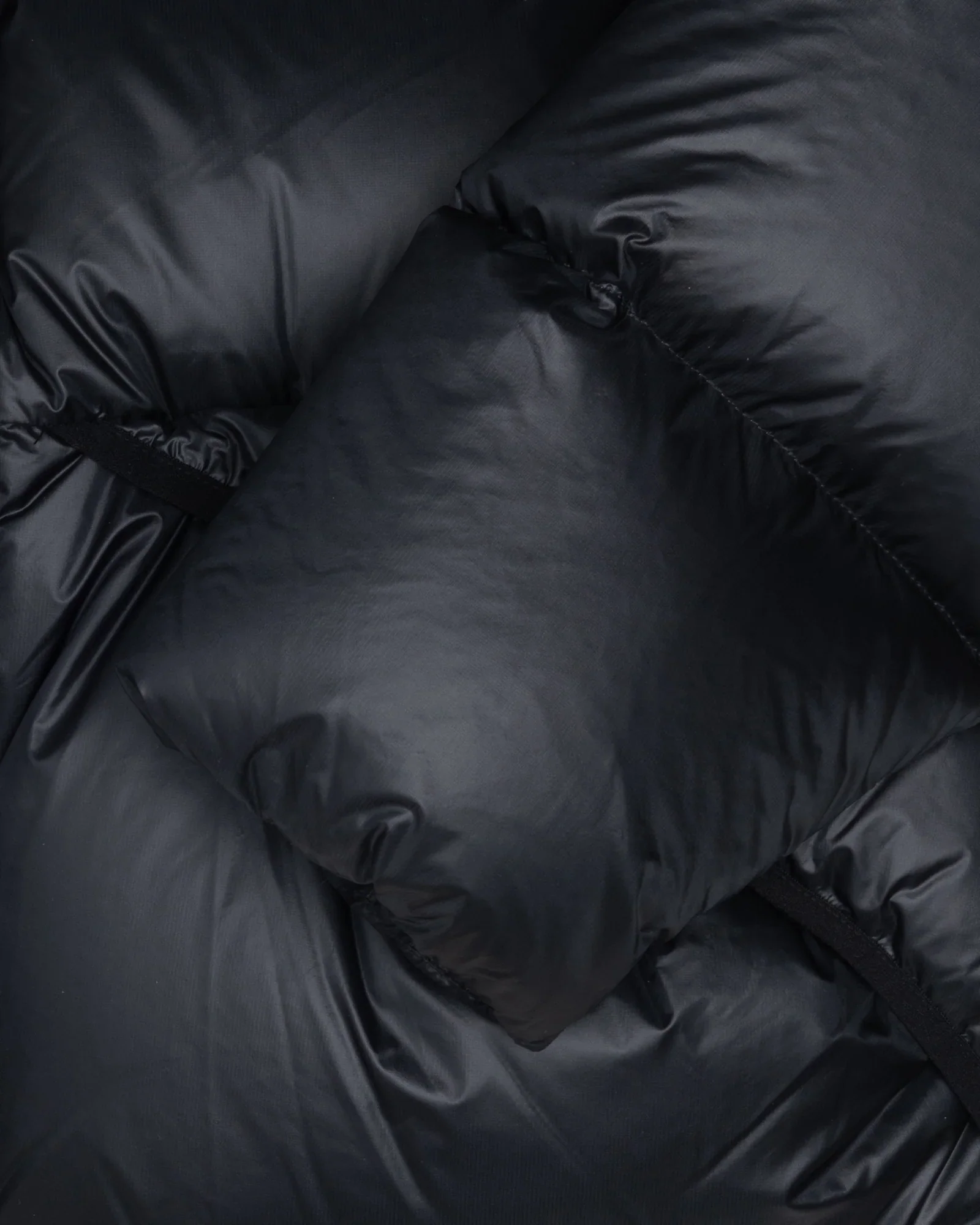 Stussy Ripstop Down Parka Black Grey Jacket - Image 4