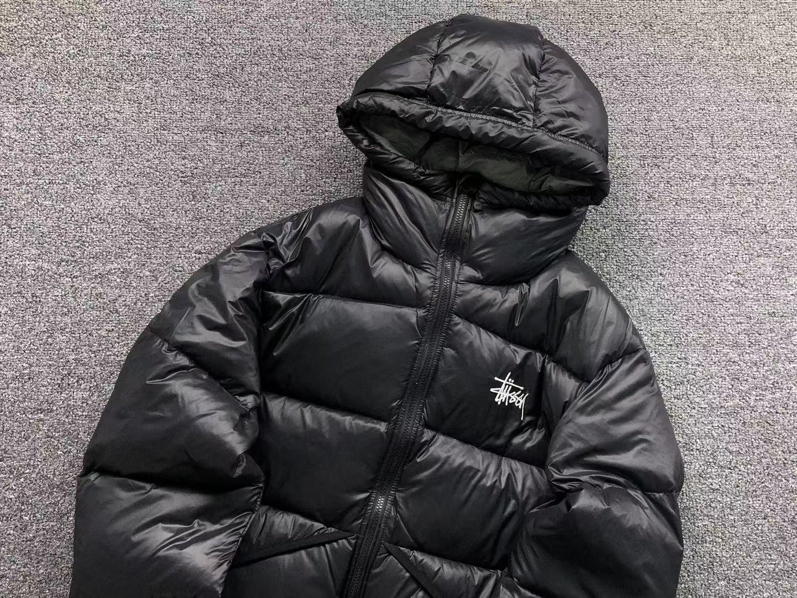 Stussy All Black Jacket - Image 2