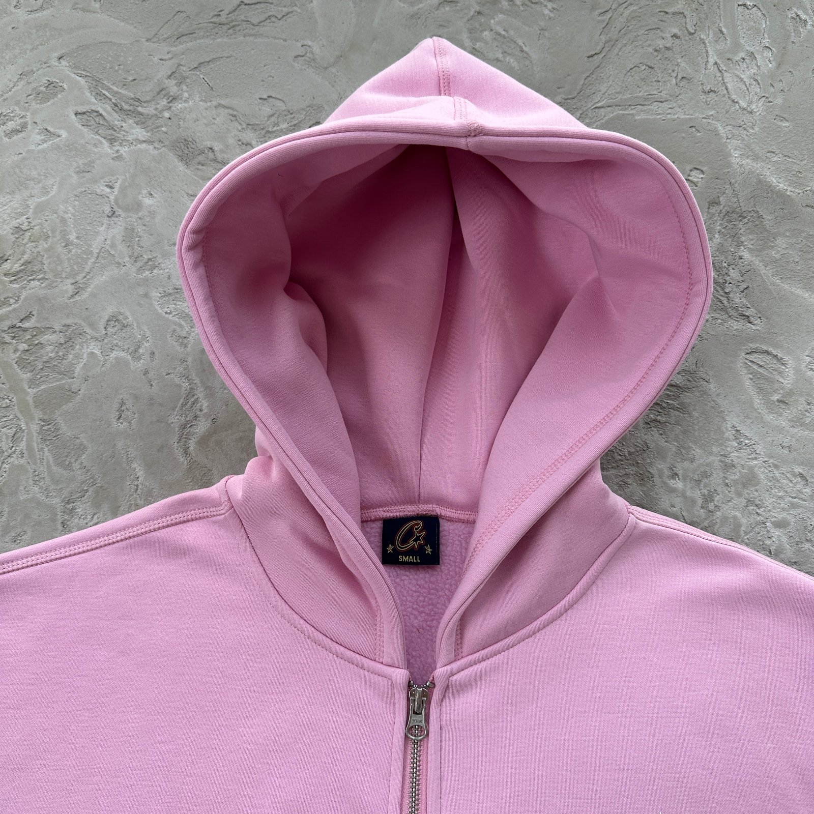 Corteiz Superior Royale Zip Hoodie Pink - Image 5