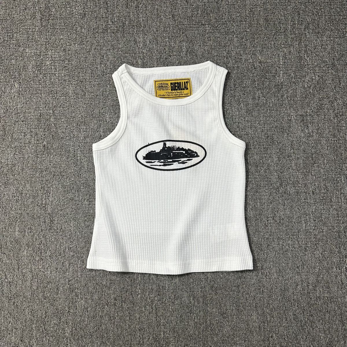 Corteiz Alcatraz Tank Top White - Image 2