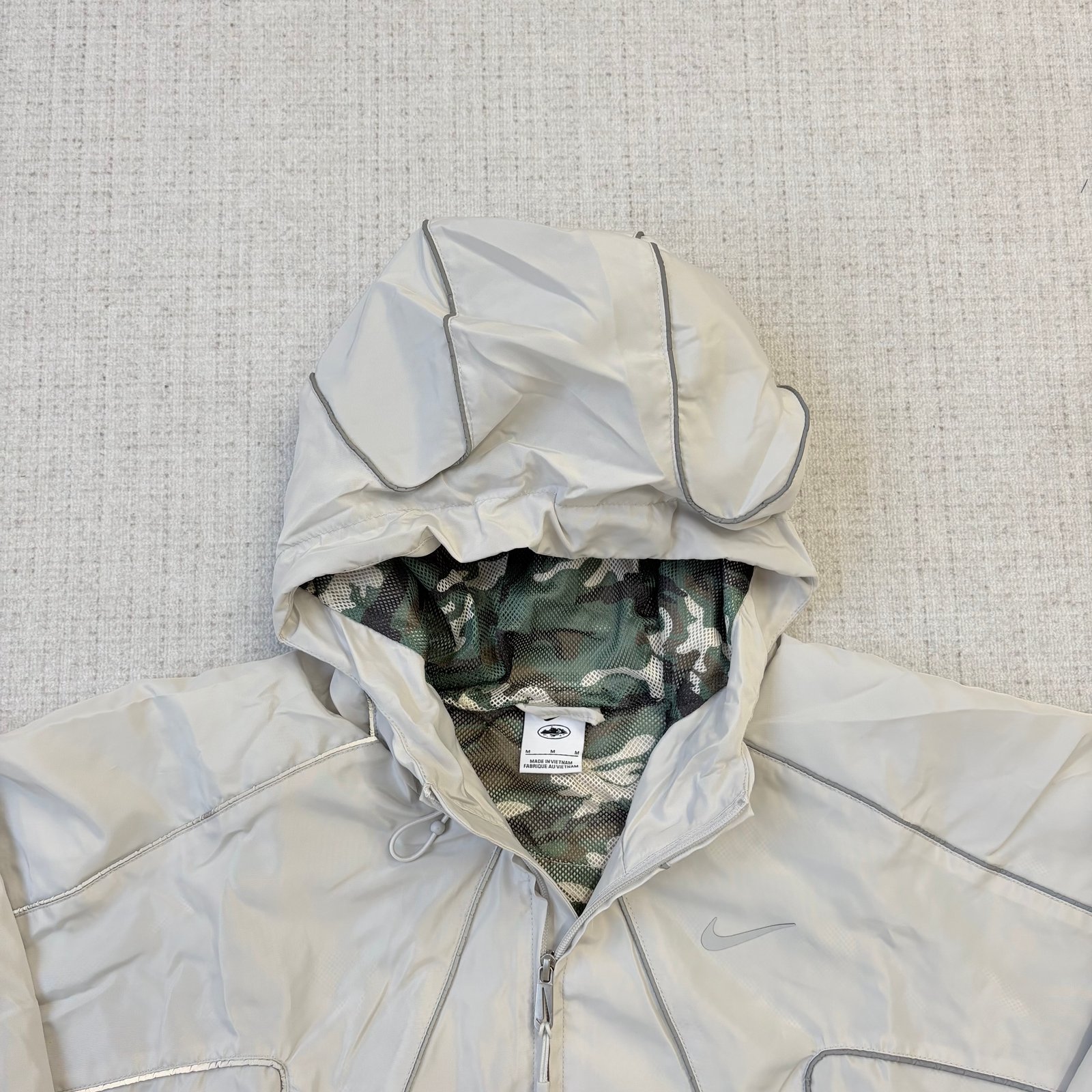 Nike x Corteiz Reflective Light Grey Tracksuit - Image 6