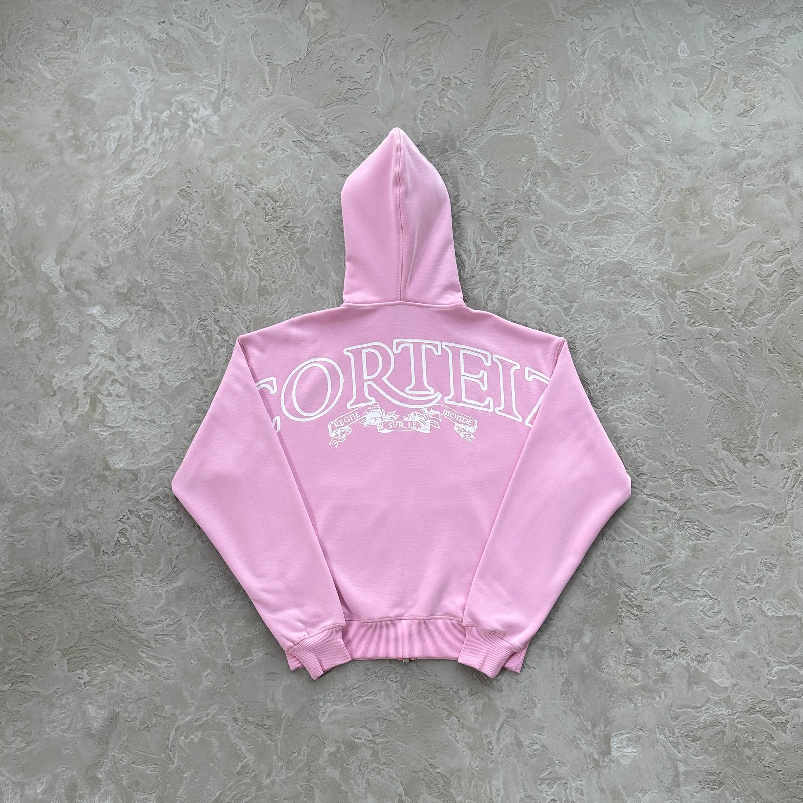 Corteiz Superior Royale Zip Hoodie Pink - Image 6