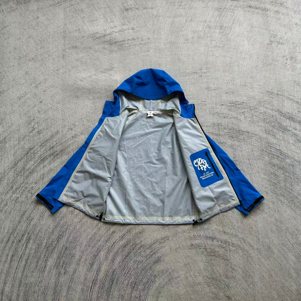 Mertra Monogram Shell Jacket Blue - Image 6